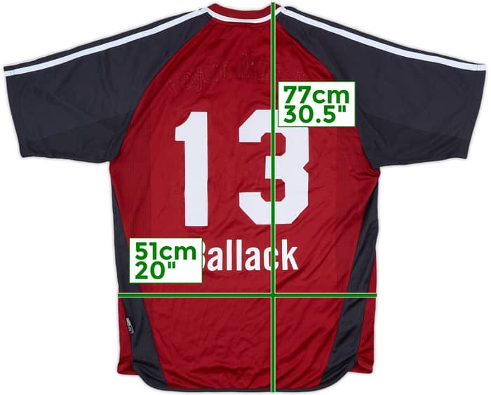 2002-03 Bayern Munich Home Shirt Ballack #13 - 3/10 - (M)