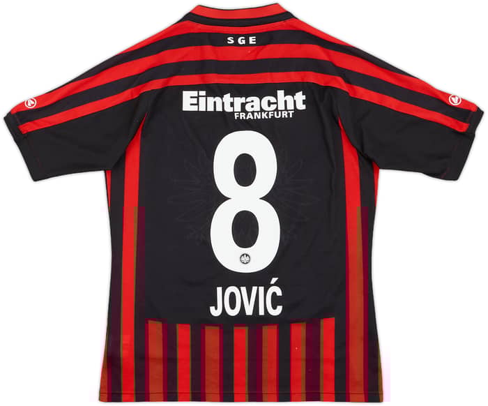 2012-13 Eintracht Frankfurt Home Shirt Jovic #8 - 10/10 - (XS)