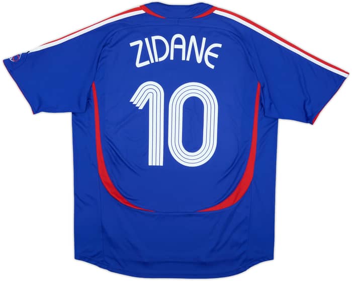 2006-07 France Home Shirt Zidane #10 - 9/10 - (XL)