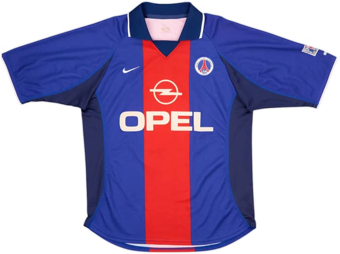 2000-01 Paris Saint-Germain Home Shirt Okocha #10 - 8/10 - (M)