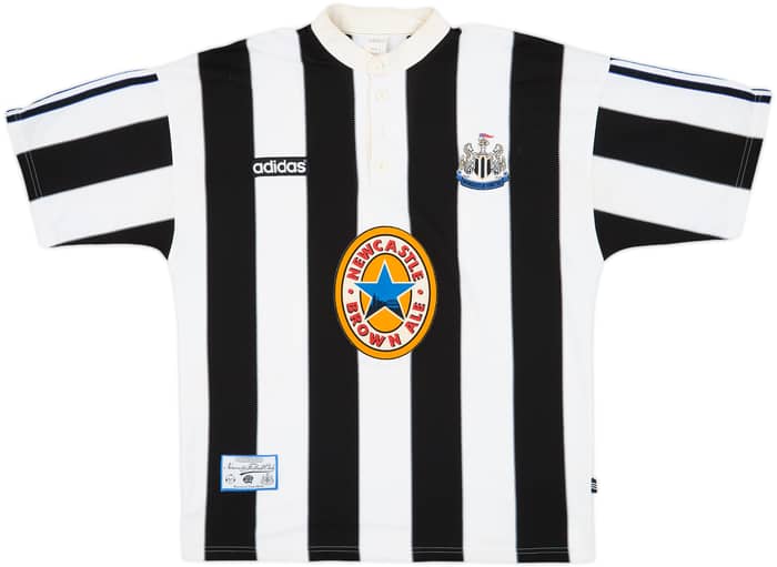1995-97 Newcastle Home Shirt Asprilla #11 - 8/10 - (L)