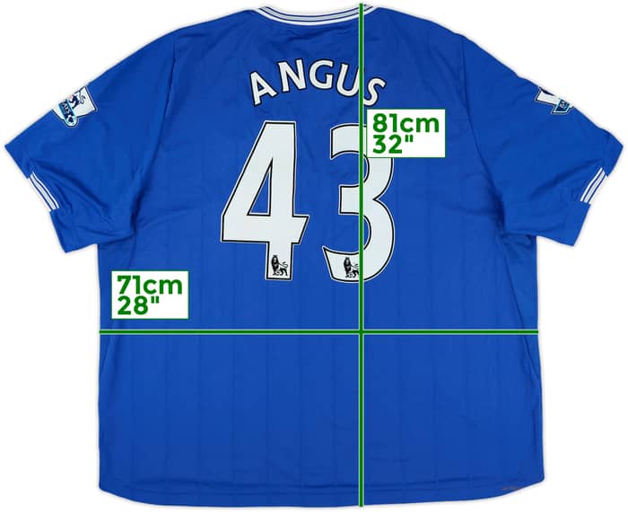 2009-10 Everton Home Shirt Angus #43 - 7/10 - (3XL)