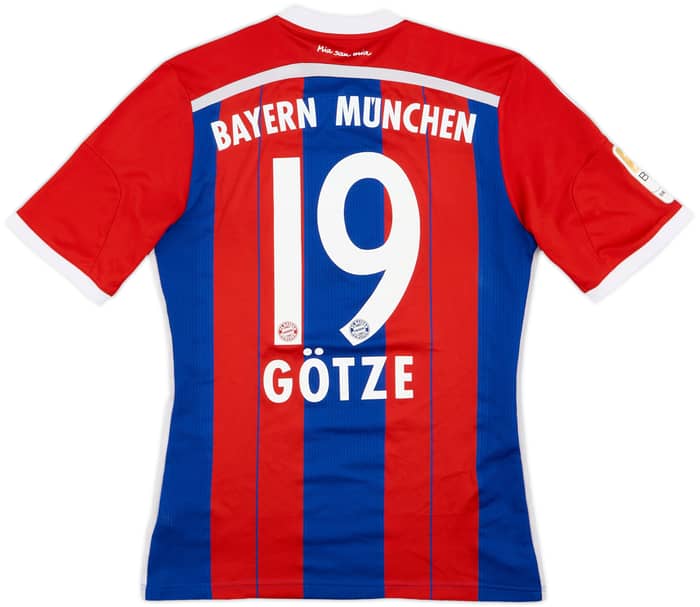 2014-15 Bayern Munich Home Shirt Gotze #19 - 9/10 - (S)