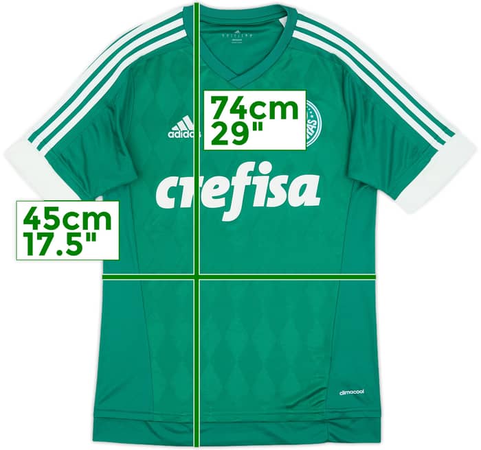 2015 Palmeiras Home Shirt - 9/10 - (S)