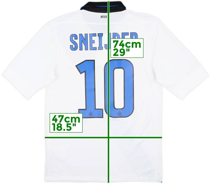 2011-12 Inter Milan Away Shirt Sneijder #10 - 9/10 - (S)