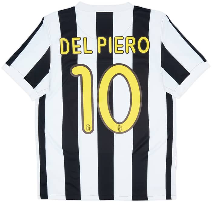 2009-10 Juventus Home Shirt Del Piero #10 - 8/10 - (S)