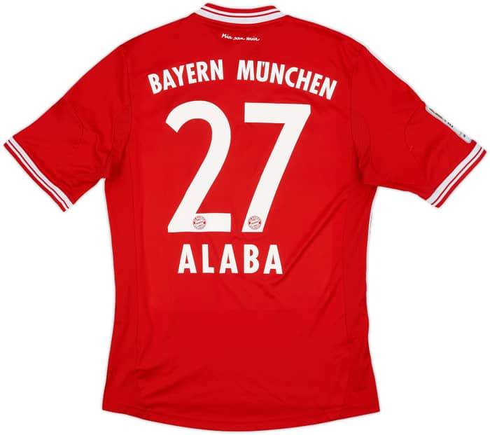 2013-14 Bayern Munich Home Shirt Alaba #27 - 5/10 - (S)