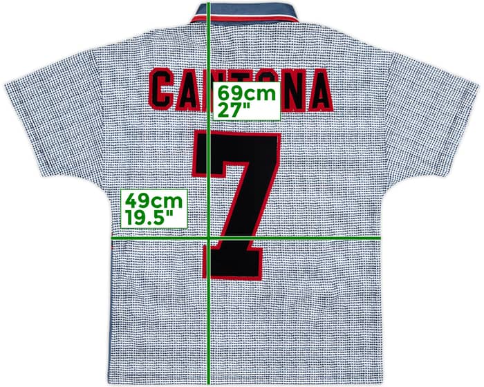 1995-96 Manchester United Away Shirt Cantona #7 - 9/10 - (Y)