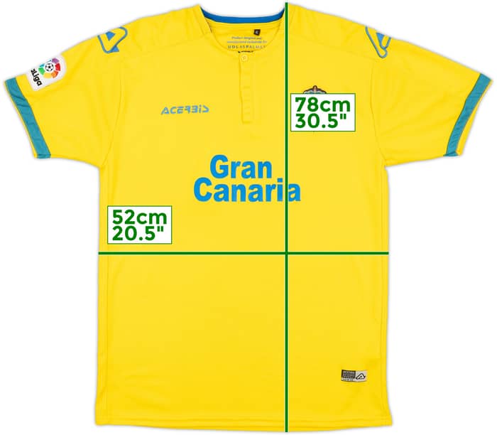 2017-18 Las Palmas Home Shirt - 8/10 - (XL)