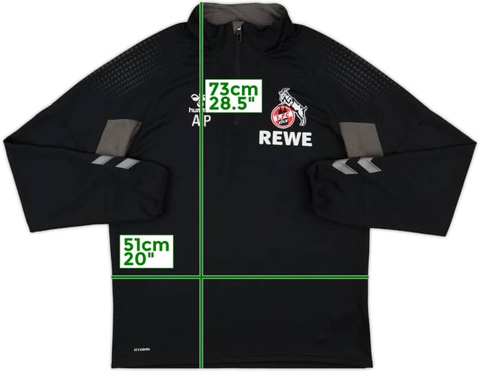 2022-23 Koln Hummel Staff Issue 1/4 Zip Top AP - 8/10 - (M)