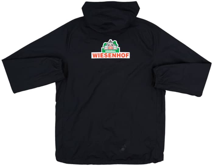 2020-21 Werder Bremen Staff Issue Umbro Hooded Rain Jacket HO - 8/10 - (L)