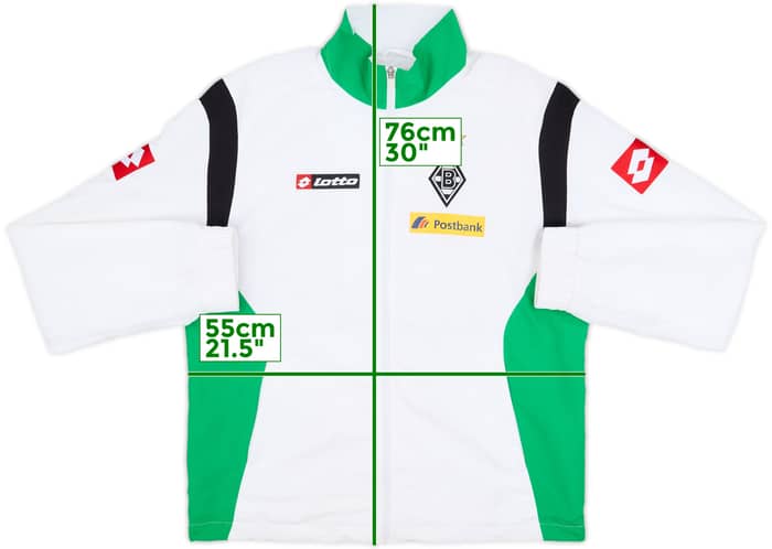 2006-07 Borussia Monchengladbach Lotto Track Jacket - 8/10 - (M)