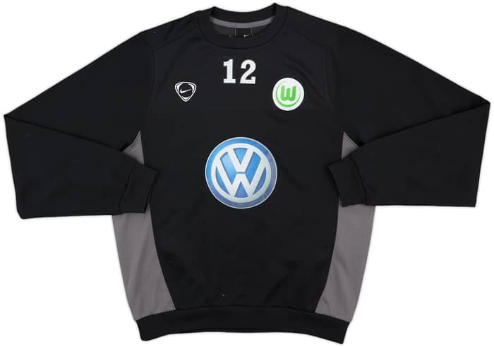 2005-07 Wolfsburg Nike Player Issue Sweat Top #12 - 8/10 - (M)