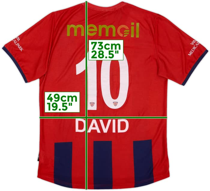 2022-23 Mersin Idman Yurdu Home Shirt David #10 - 7/10 - (M)