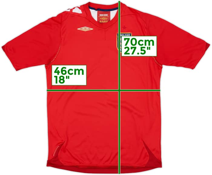 2006-08 England Away Shirt - 5/10 - (XL.Boys)