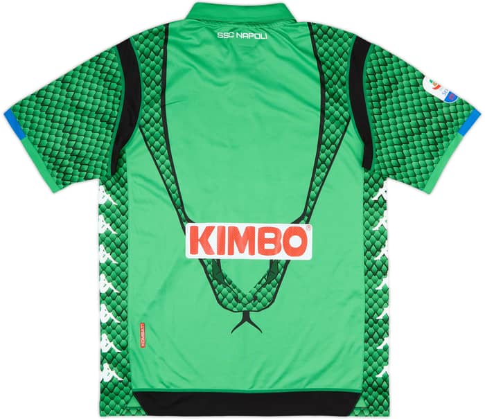 2018-19 Napoli GK S/S Shirt - 8/10 - (XL)