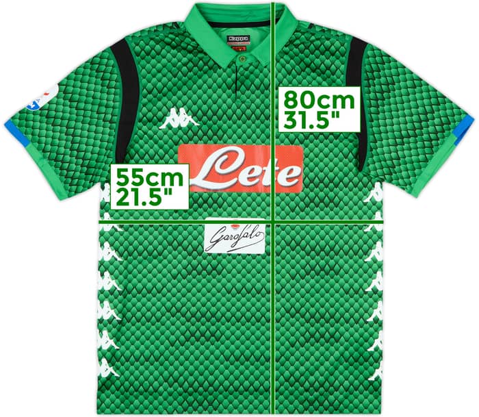 2018-19 Napoli GK S/S Shirt - 8/10 - (XL)