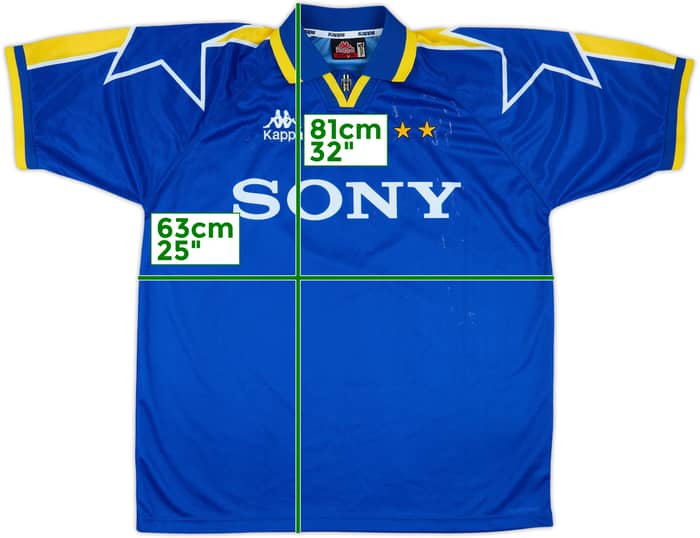 1996-97 Juventus Match Issue Away Shirt #18