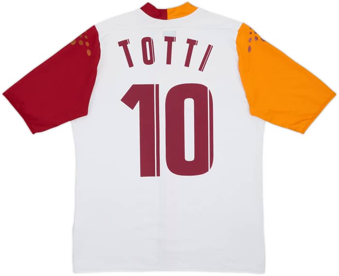 2005-06 Roma European Away Shirt Totti #10 - 4/10 - (L)