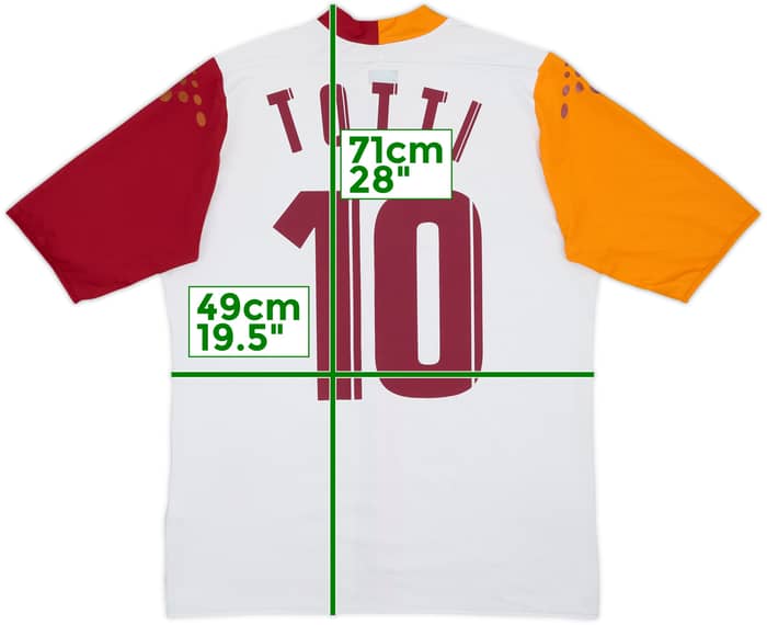 2005-06 Roma European Away Shirt Totti #10 - 4/10 - (L)