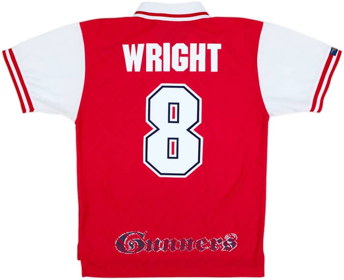 1996-98 Arsenal Home Shirt Wright #8 - 8/10 - (M)