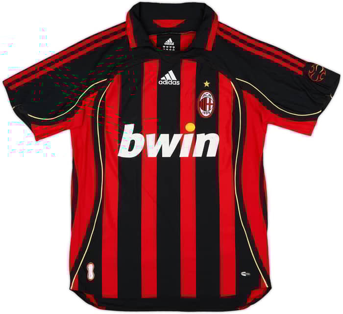 2006-07 AC Milan Home Shirt Gattuso #8 - 6/10 - (M)