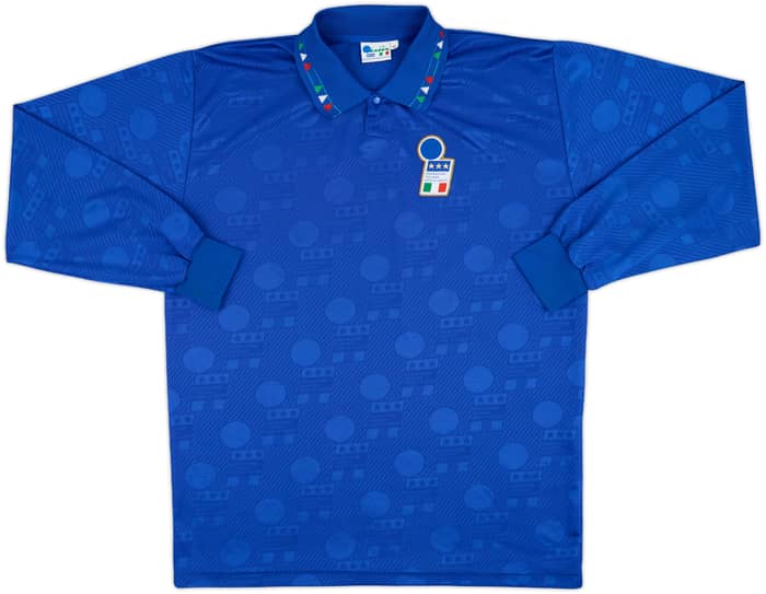 1994 Italy Home L/S Shirt - 7/10 - (M)
