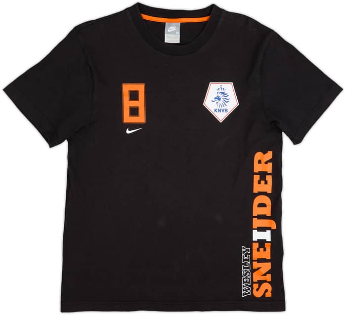 2008 Netherlands Nike Tee #8 - 8/10 - (M)