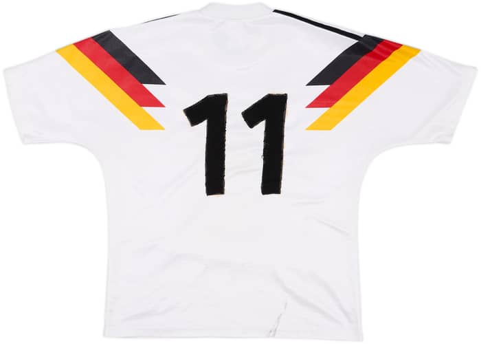 1988-90 West Germany Home Shirt #11 - 5/10 - (M)