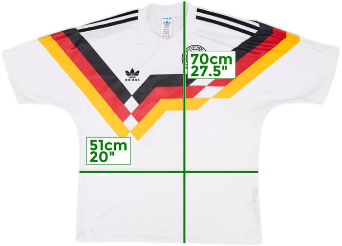 1988-90 West Germany Home Shirt #11 - 5/10 - (M)