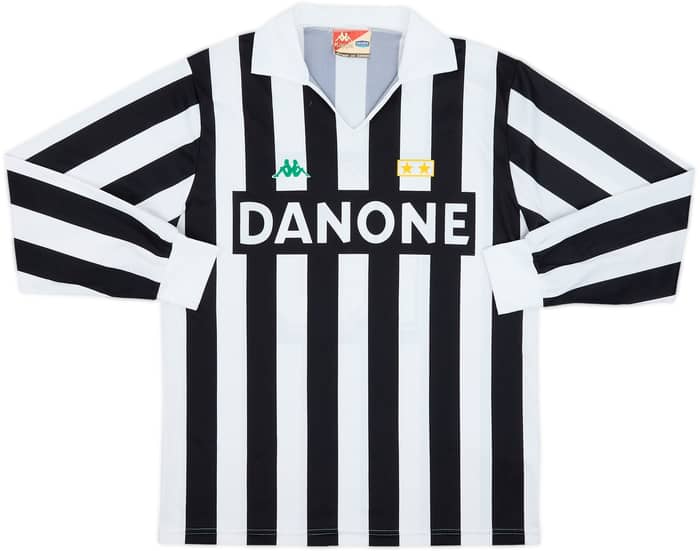 1992-94 Juventus Basic Home L/S Shirt #10 - 9/10 - (L)