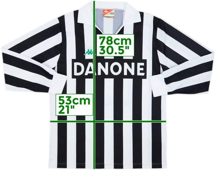 1992-94 Juventus Basic Home L/S Shirt #10 - 9/10 - (L)