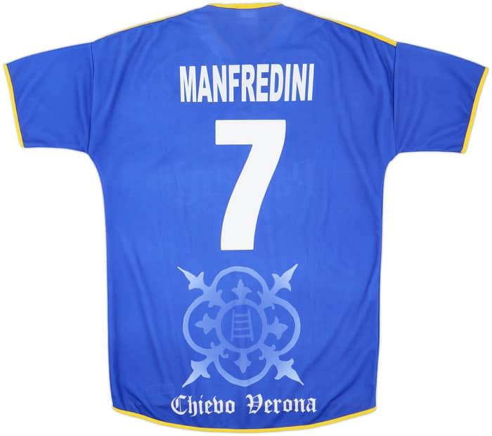 2001-02 Chievo Verona Away Shirt Manfredini #7 - 8/10 - (S)