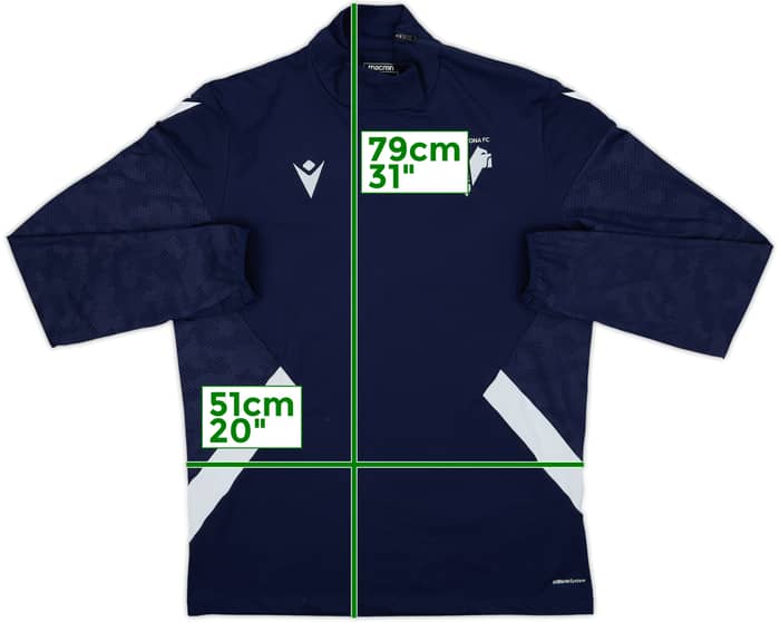 2022-23 Hellas Verona Macron 1/4 Zip Drill Top - 8/10 - (L)