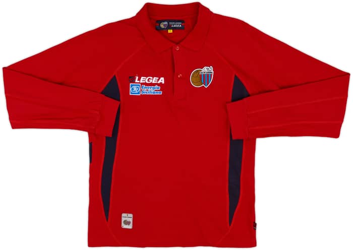 2008-09 Catania Legea Polo L/S Shirt - 8/10 - (L)