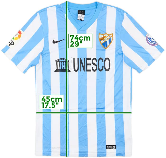 2014-15 Malaga Home Shirt - 8/10 - (S)