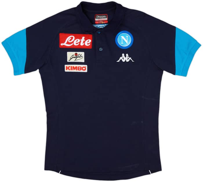2016-17 Napoli Kappa Polo Shirt - 9/10 - (M)