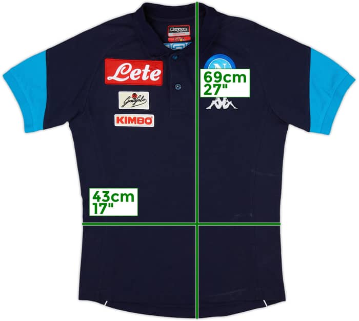 2016-17 Napoli Kappa Polo Shirt - 9/10 - (M)