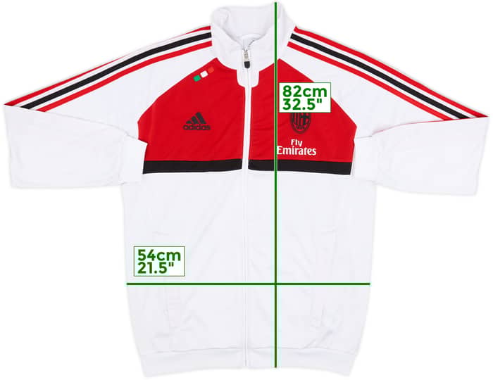 2011-12 AC Milan adidas Track Jacket - 8/10 - (M/L)