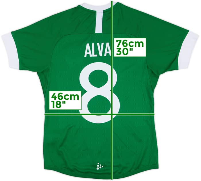2020 Hammarby Home Shirt Alva #8 - 5/10 - (M)