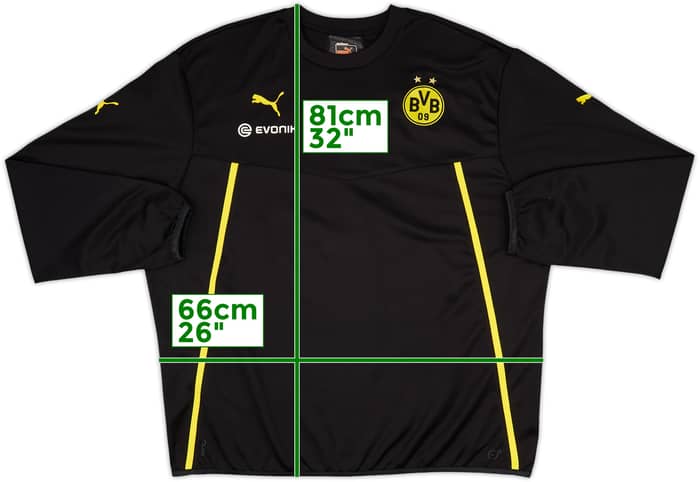 2013-14 Borussia Dortmund Puma Sweat Top - 8/10 - (3XL)