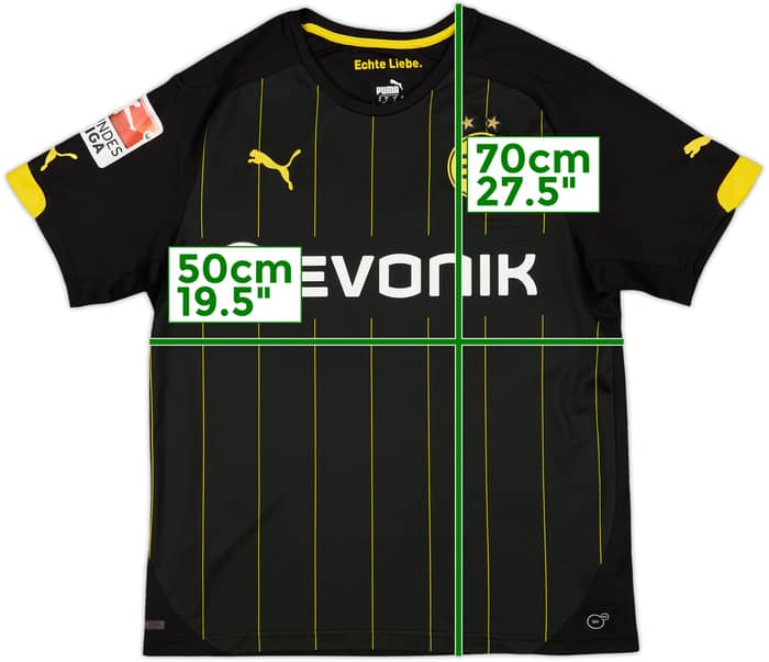 2014-16 Borussia Dortmund Away Shirt - 8/10 - (M)