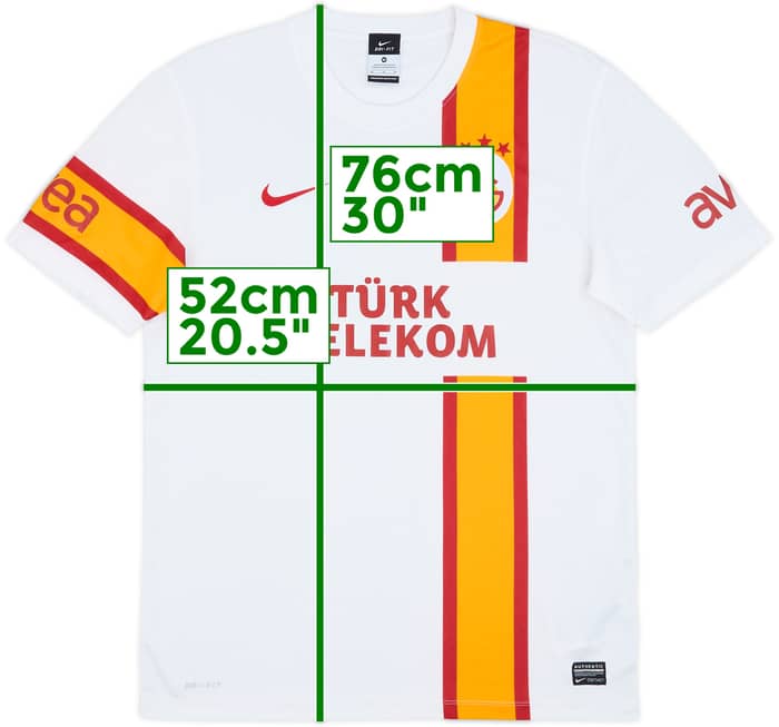 2012-13 Galatasaray Away Shirt - 8/10 - (M)