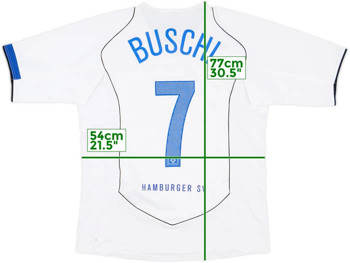 2004-05 Hamburg Home Shirt Buschi #7 - 7/10 - (L)