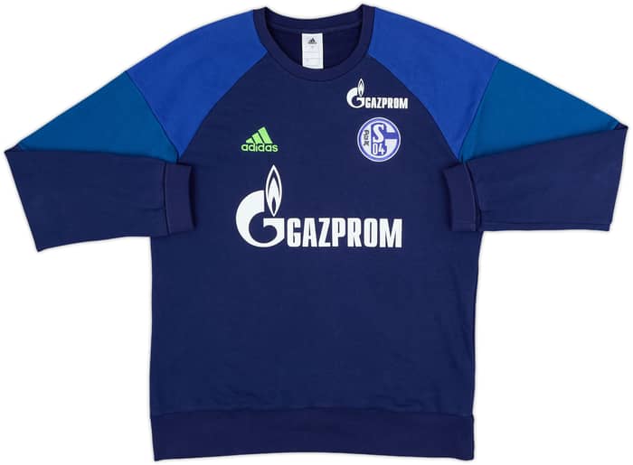 2016-17 Schalke Player Issue adidas Sweat Top - 5/10 - (L)