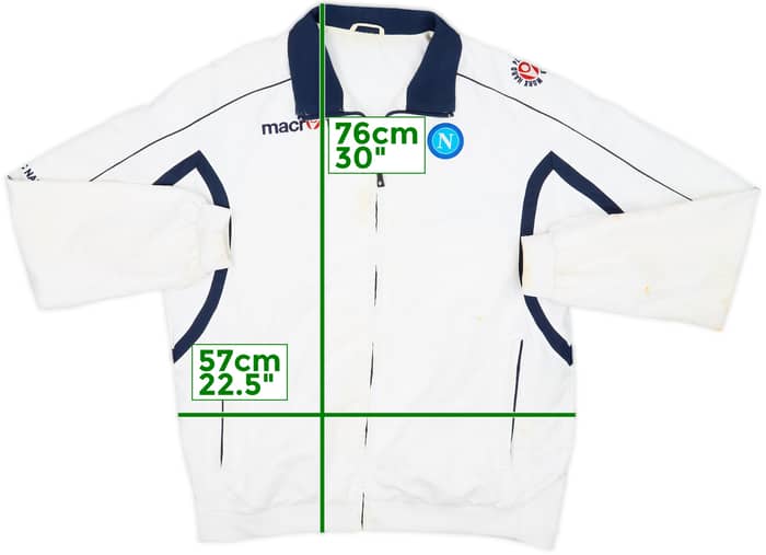 2009-10 Napoli Macron Track Jacket - 5/10 - (XL)
