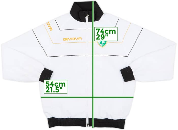 2010-11 Avellino Givova Track Jacket - 8/10 - (M)
