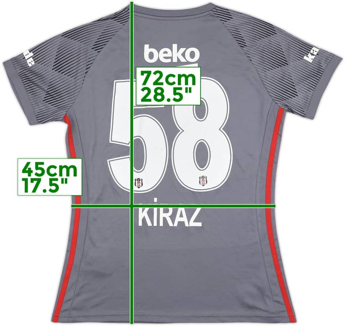 2017-18 Besiktas Third Shirt Kiraz #58 - 8/10 - (Women's L)