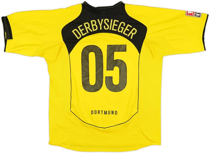 2004-05 Borussia Dortmund Home Shirt Derbysieger #05 - 6/10 - (XL)