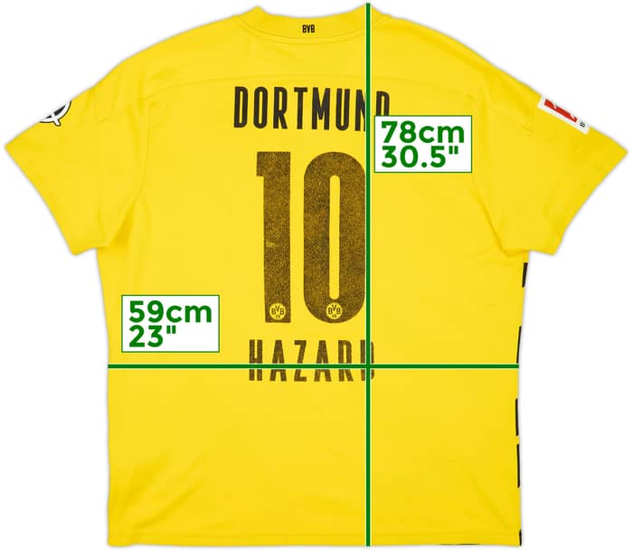 2020-21 Borussia Dortmund Home Shirt Hazard #10 - 5/10 - (XXL)